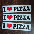 STICKER : I Love Pizza - 3 pack