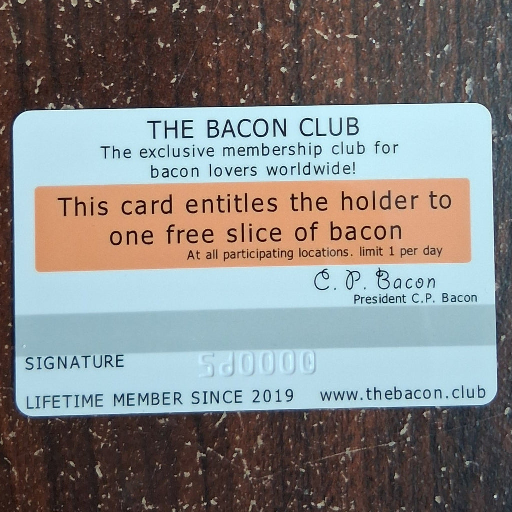 Bacon Club Membership