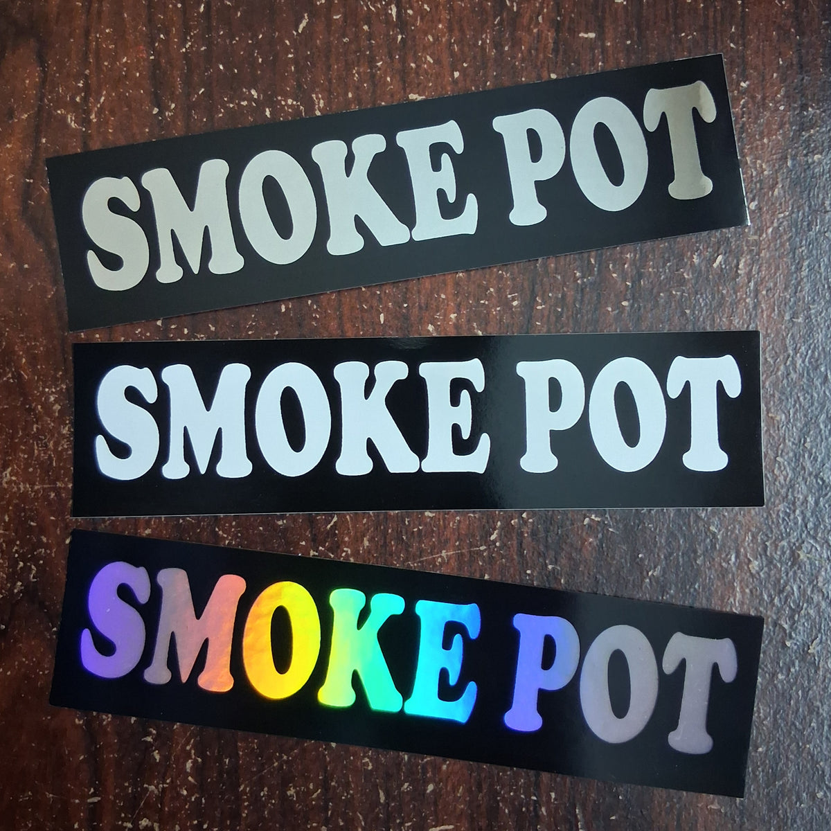 STICKER : Smoke Pot - 3 pack
