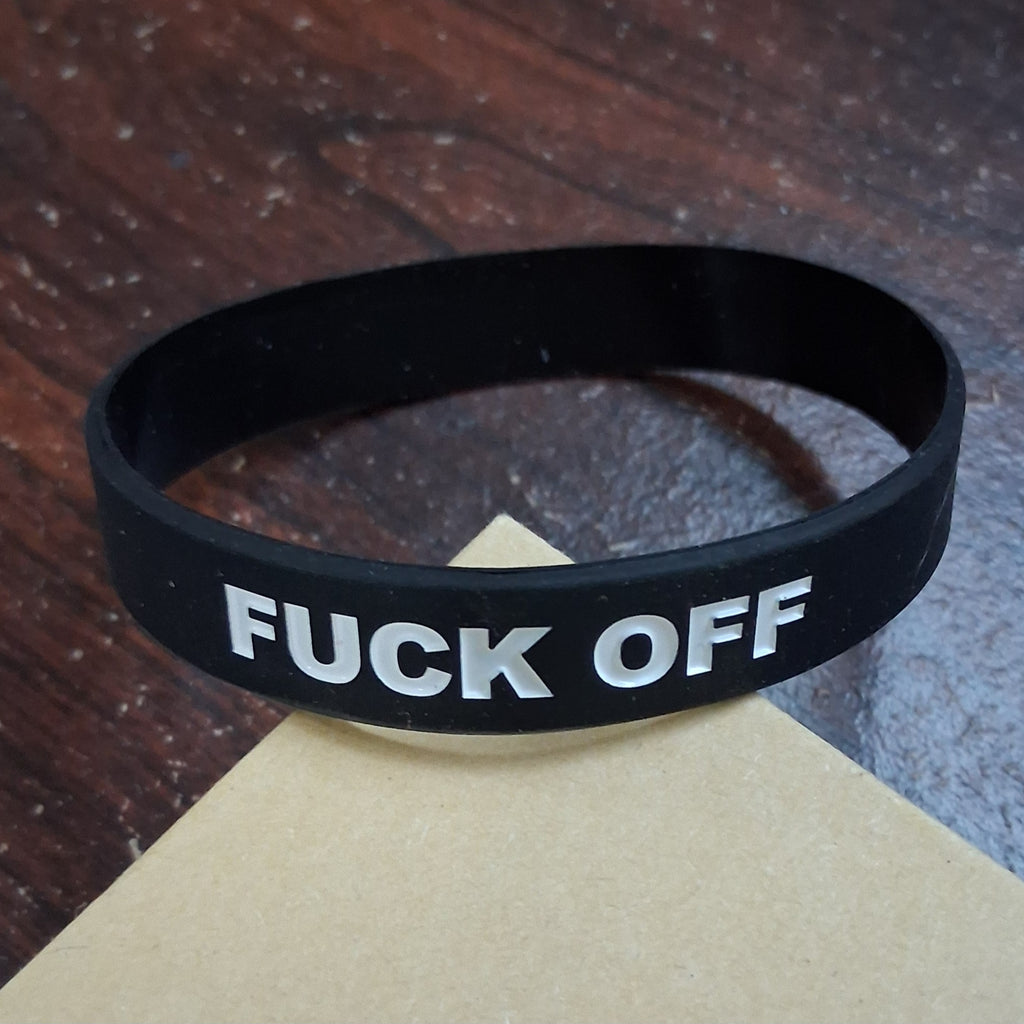 WRISTBAND : Fuck Off